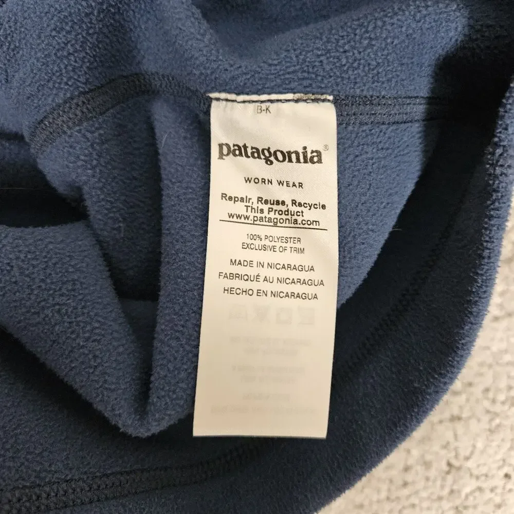 Patagonia Micro D Fleece Pullover Men's Large Blue Gorpcore Granola Outdoors